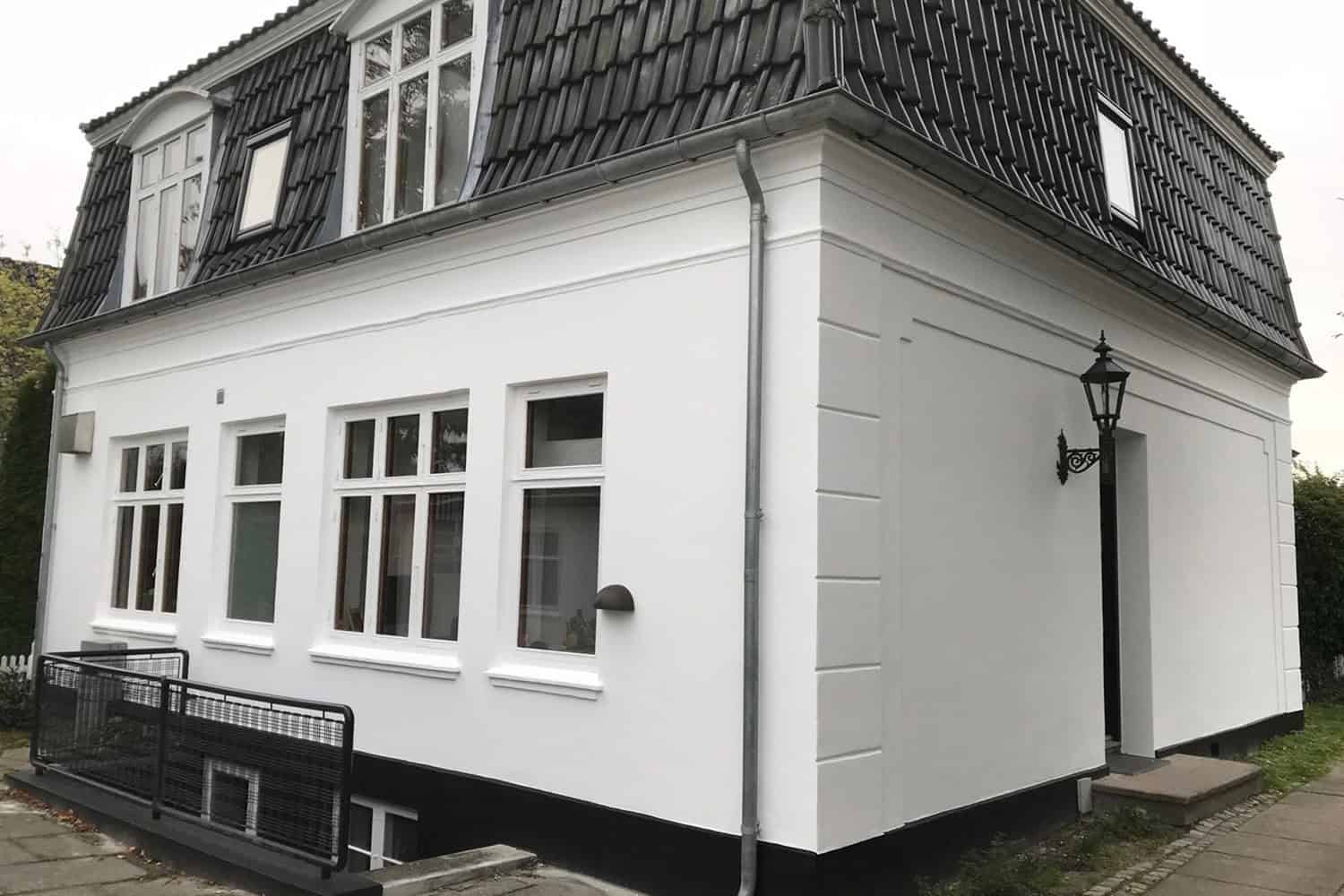 Murer i Lyngby har lavet en flot facaderenovering